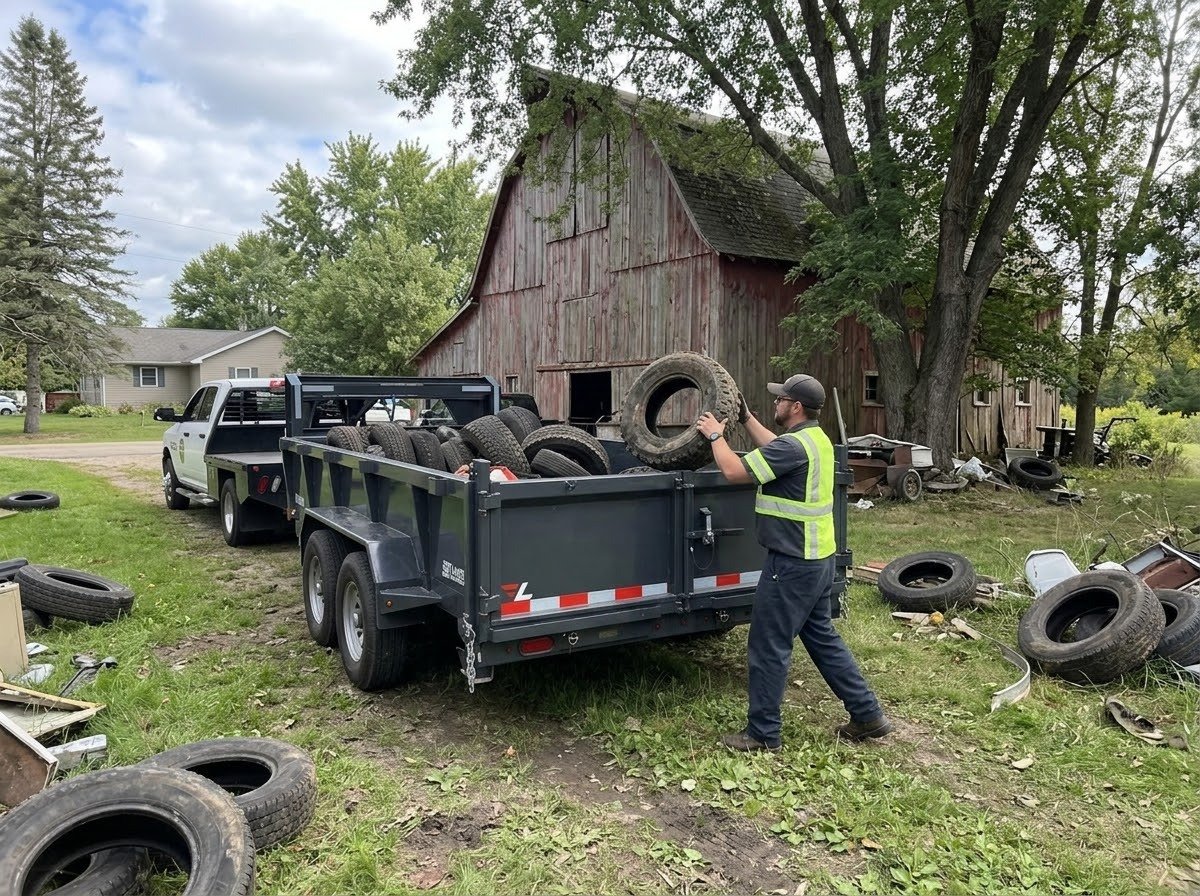 Tires Removal by Elevex Outdoor Services